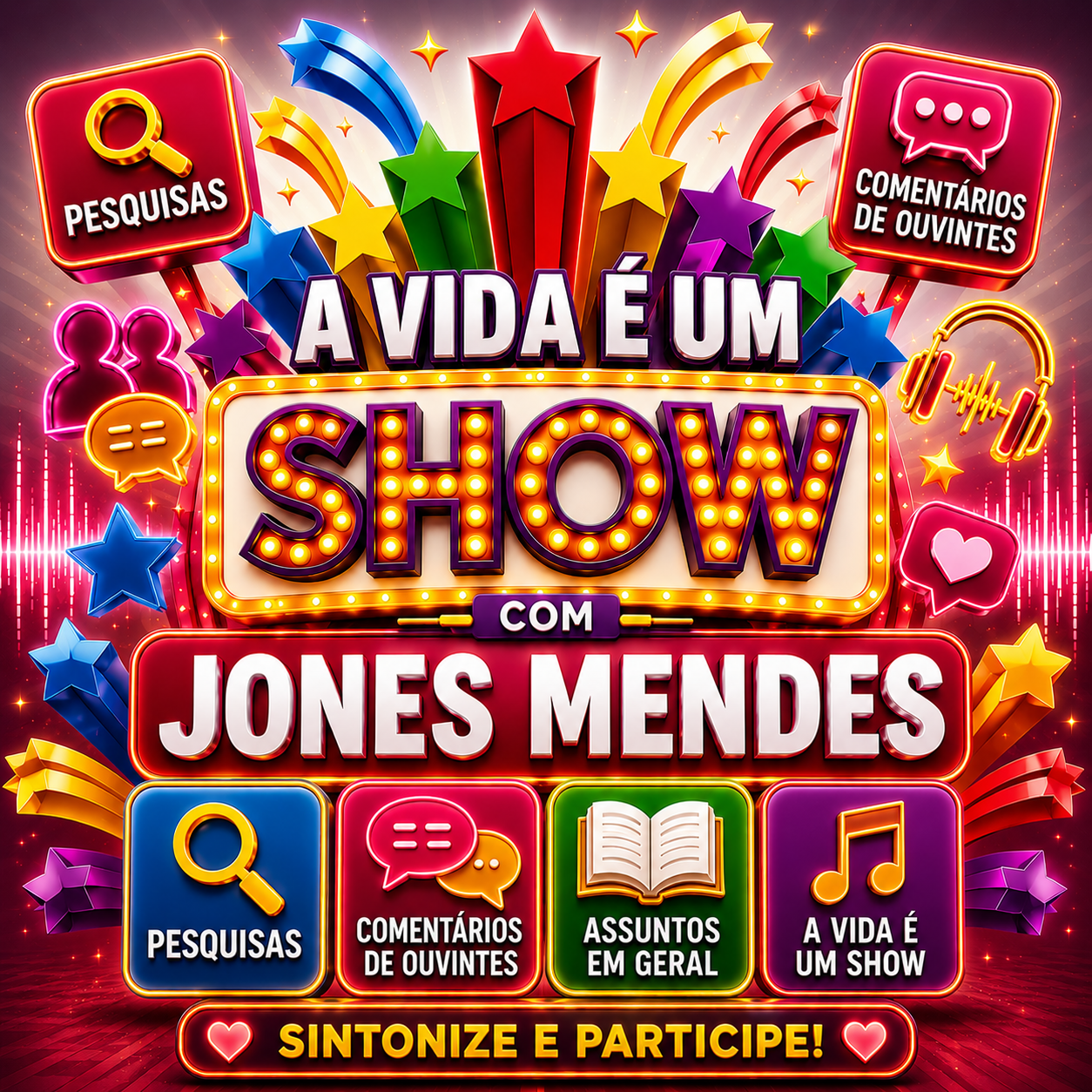 A vida é um show às 13:00